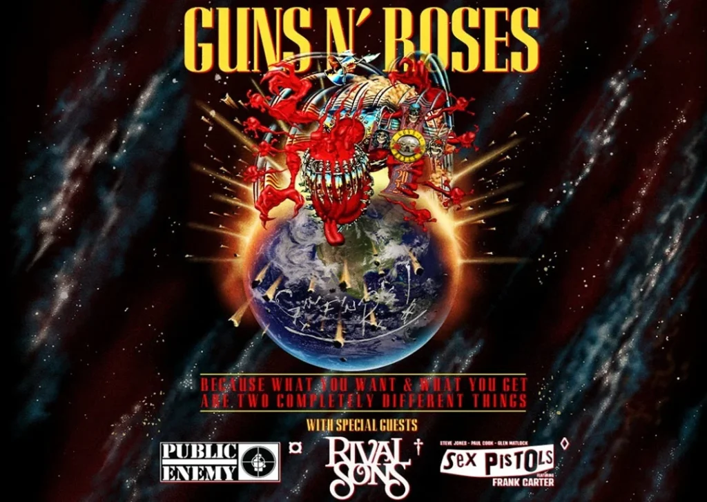 Guns n´ Roses, Rock, conciertos, música